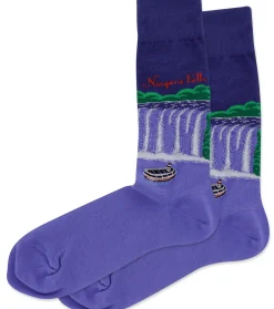 Online Hotsox Men's Niagara Falls Crew Socks