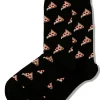 Outlet Hotsox Men's Pizza Crew Socks
