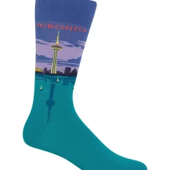 Online Hotsox Men's Toronto Crew Socks