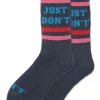 Sale Hotsox Women's Just Don'T Sport Crew Socks