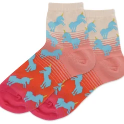 Discount Hotsox Women's Unicorn Blush Pink Anklet Socks