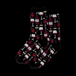 Discount Hotsox Women's Wine Crew Socks