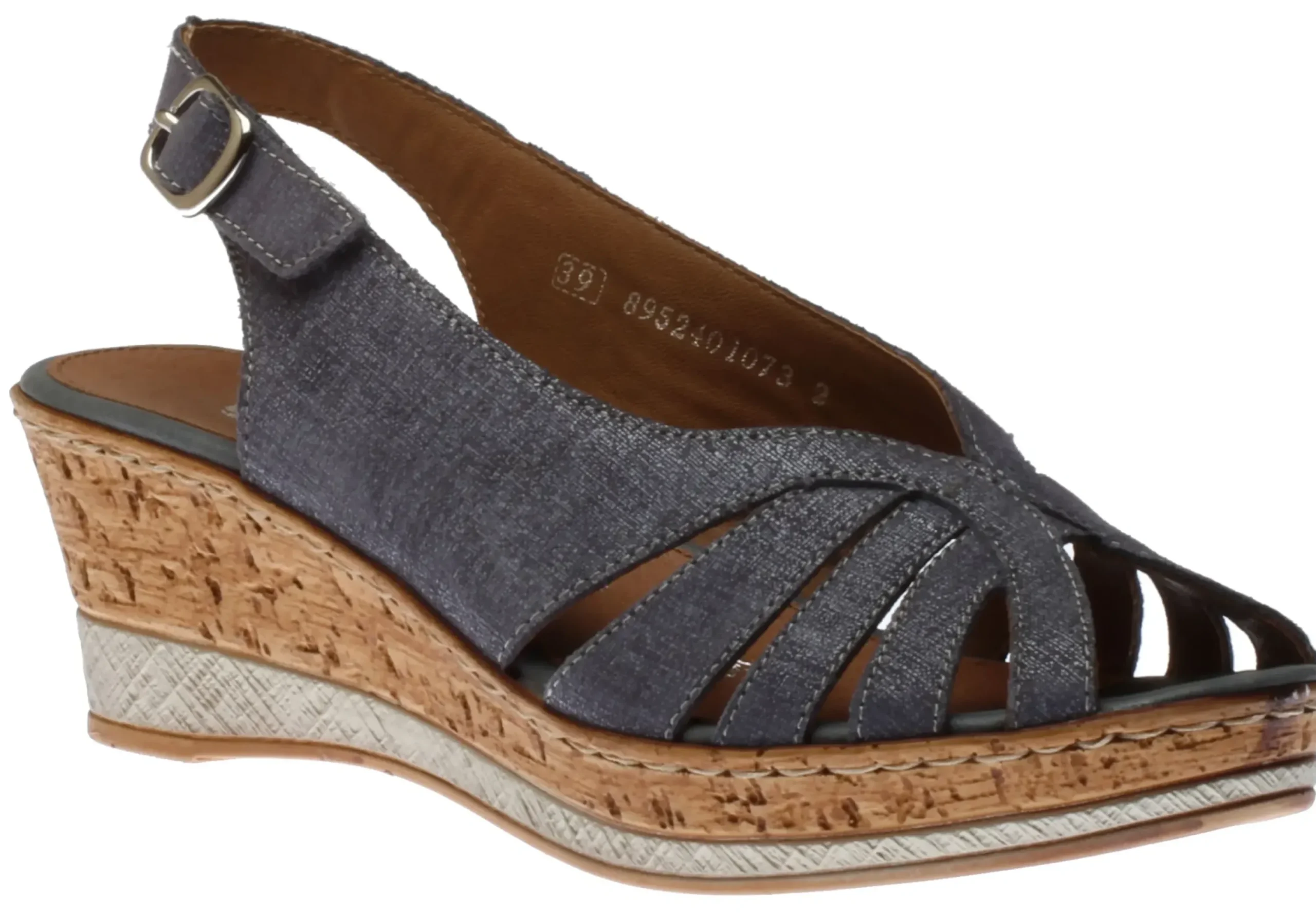Hot Remonte Houston Blue Wedge Sandal