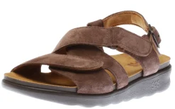 Online SAS Shoes Huggy Teddy Brown Cross Strap Sandal