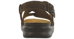 Online SAS Shoes Huggy Teddy Brown Cross Strap Sandal