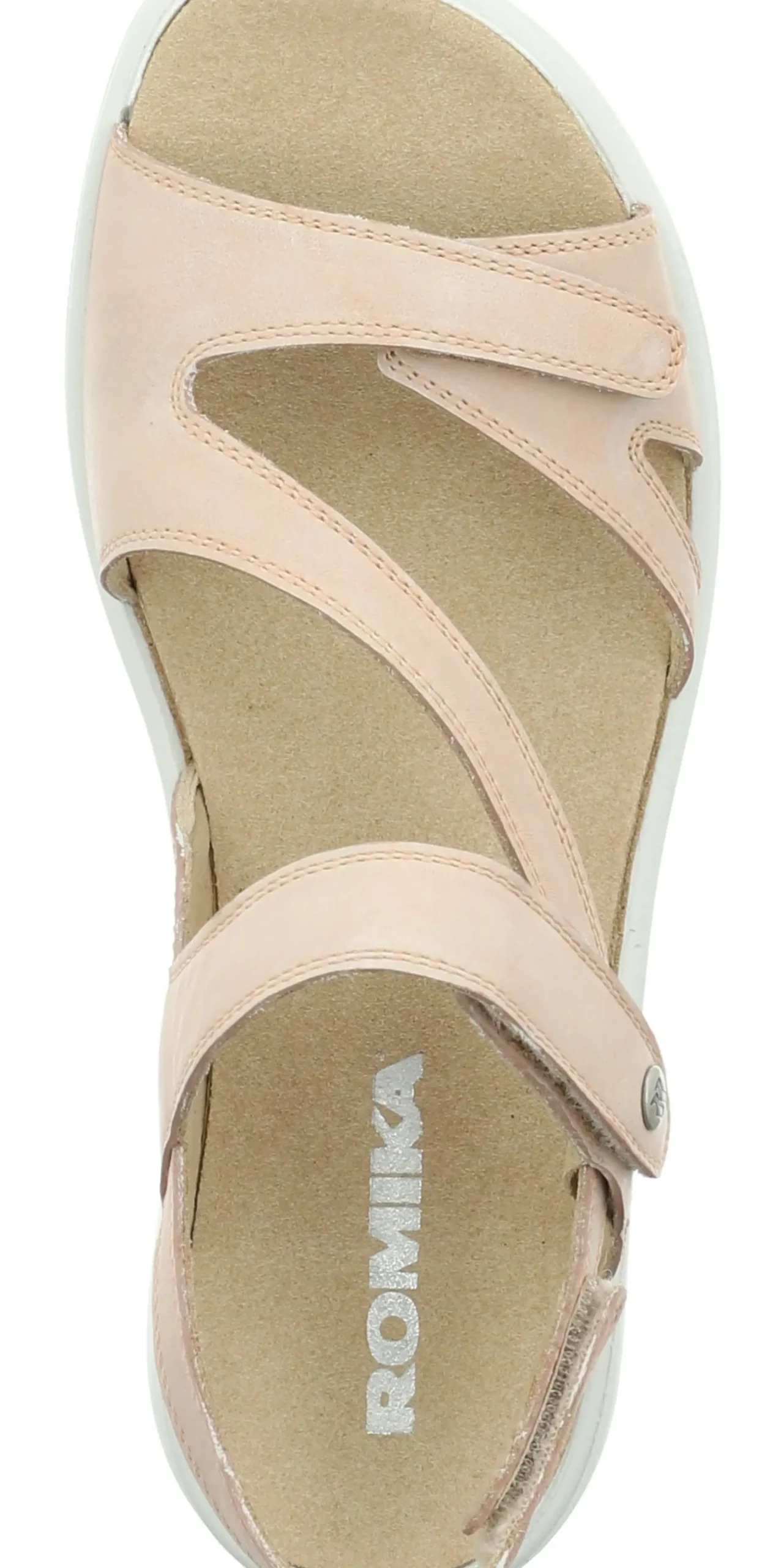 Best Romika Ibiza 105 Beige Leather Slingback Sandal