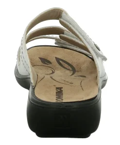 Best Romika Ibiza 66 White Leather Slide Sandal