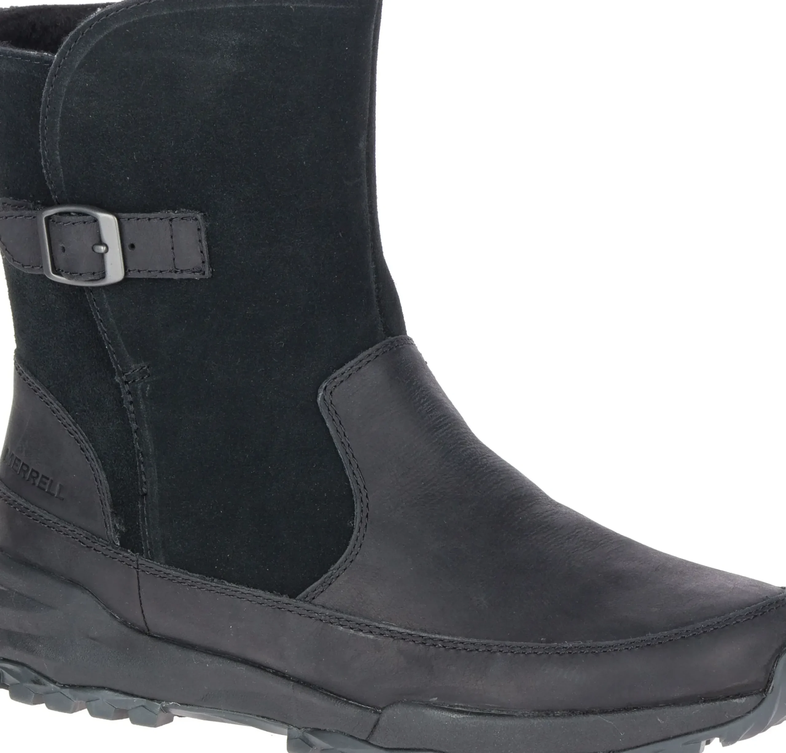 Clearance Merrell Icepack Guide Buckle Polar Black Waterproof Boot