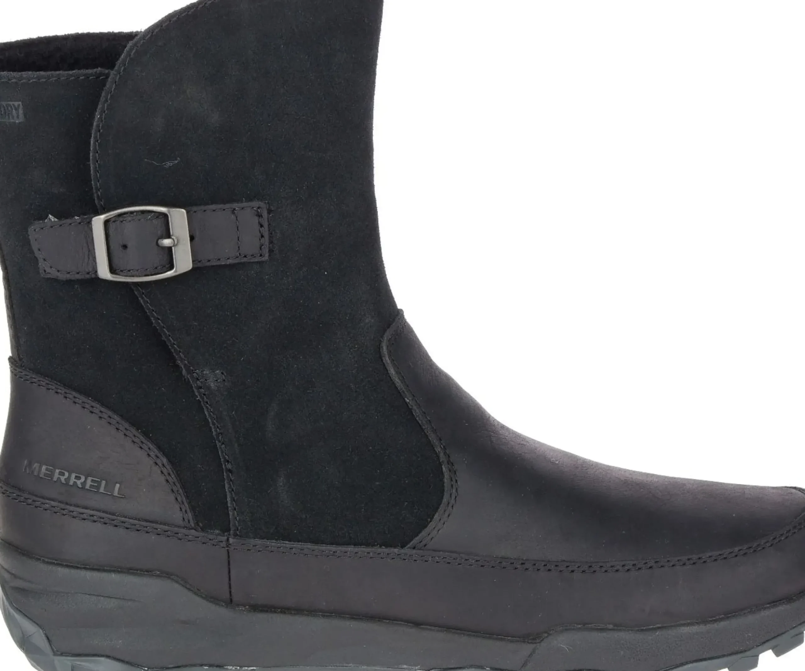 Clearance Merrell Icepack Guide Buckle Polar Black Waterproof Boot