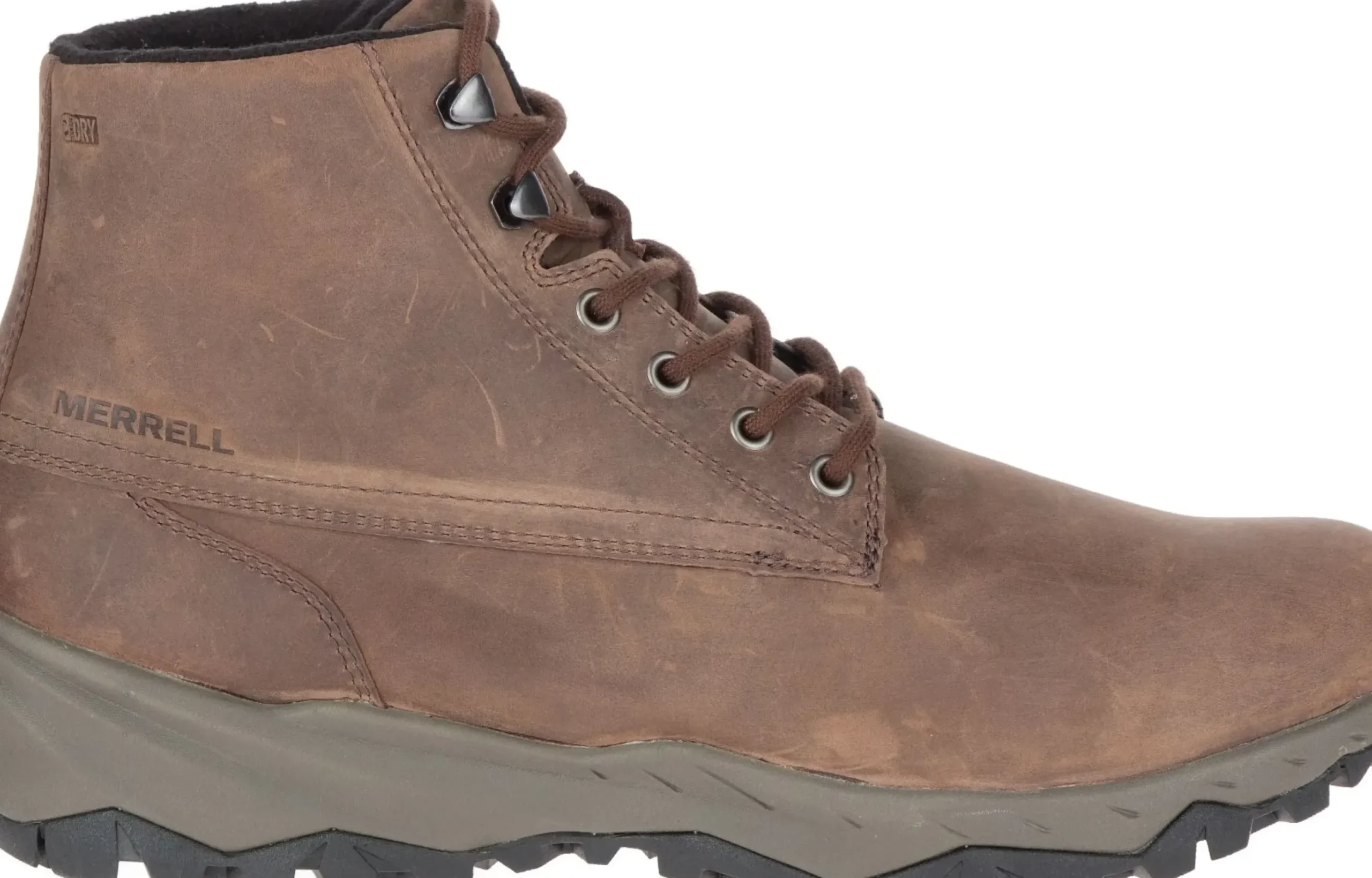 Clearance Merrell Icepack Guide Mid Lace-Up Polar Bracken Waterproof Winter Boot