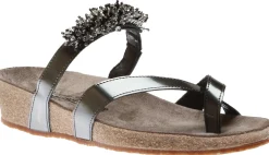 Mephisto Ingrid Grey Magic Toe Thong Sandal