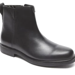 Online Dunham James Black Leather Waterproof Chelsea Boot