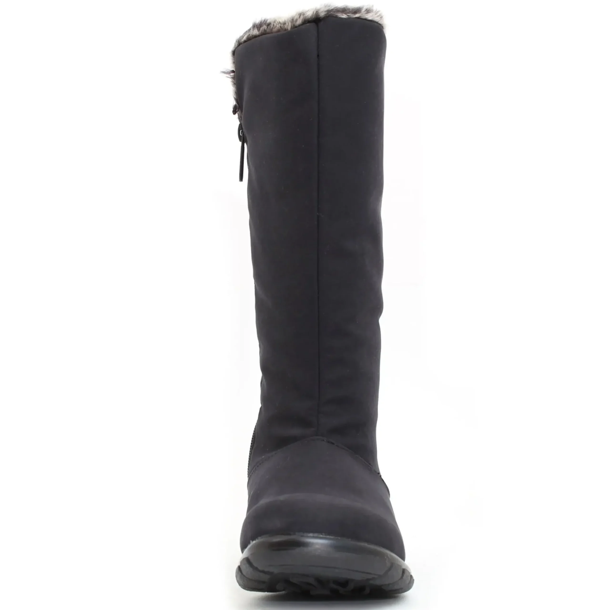 New Toe Warmers Janet Black Mid-Calf Winter Boot