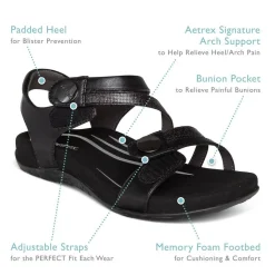 Outlet Aetrex Jess Black
