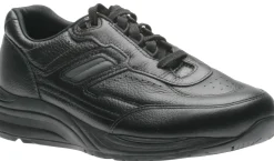Clearance SAS Shoes Journey Black Leather Lace-Up Walking Shoe
