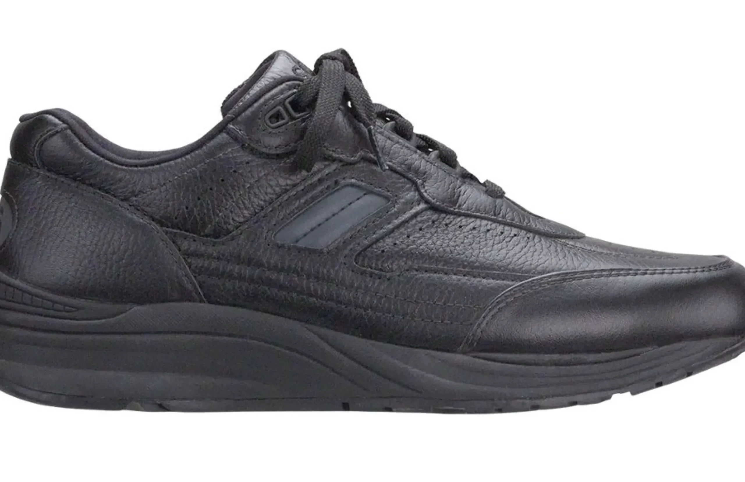 Clearance SAS Shoes Journey Black Leather Lace-Up Walking Shoe