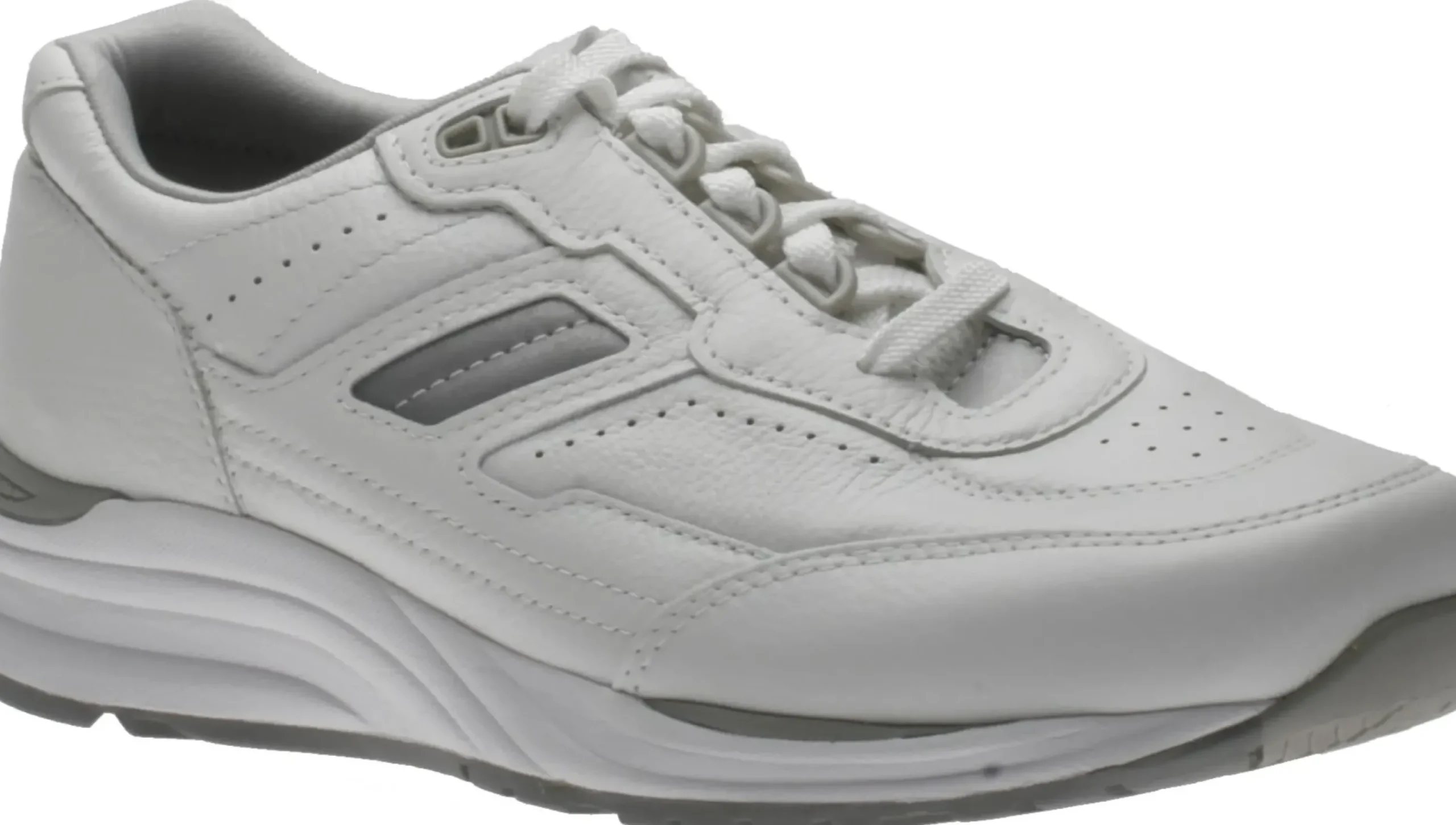 Online SAS Shoes Journey White Leather Lace-Up Walking Shoe