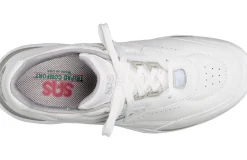 Online SAS Shoes Journey White Leather Lace-Up Walking Shoe