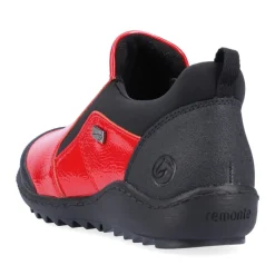New Remonte Jura Scuba Red Patent Slip-On Walking Shoe