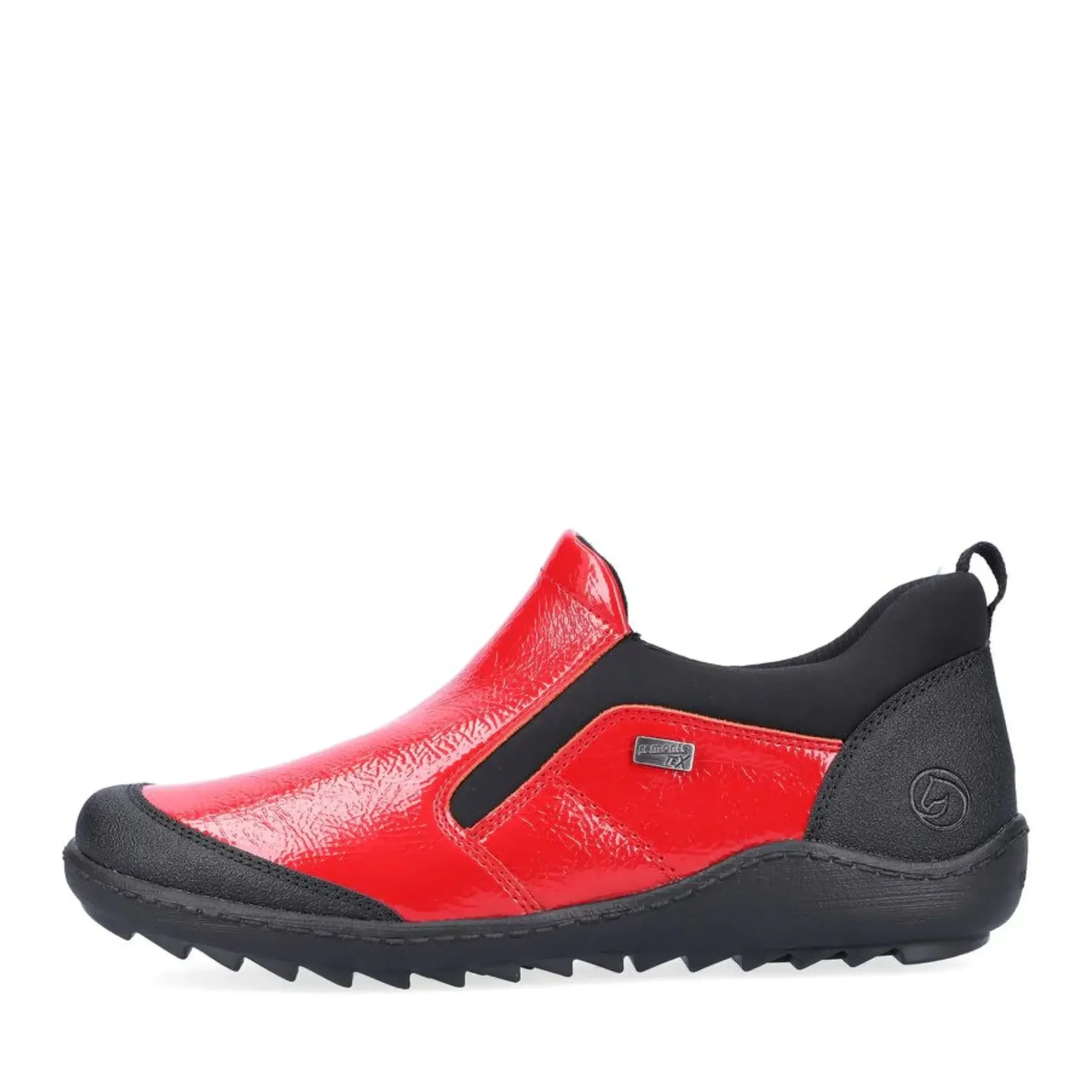 New Remonte Jura Scuba Red Patent Slip-On Walking Shoe