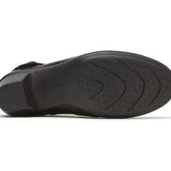 Cobb Hill Kailyn Asymmetrical Black Leather Mary Jane