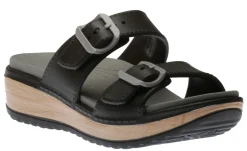 Sale Dansko Kandi Black Eva Double Strap Slide Sandal