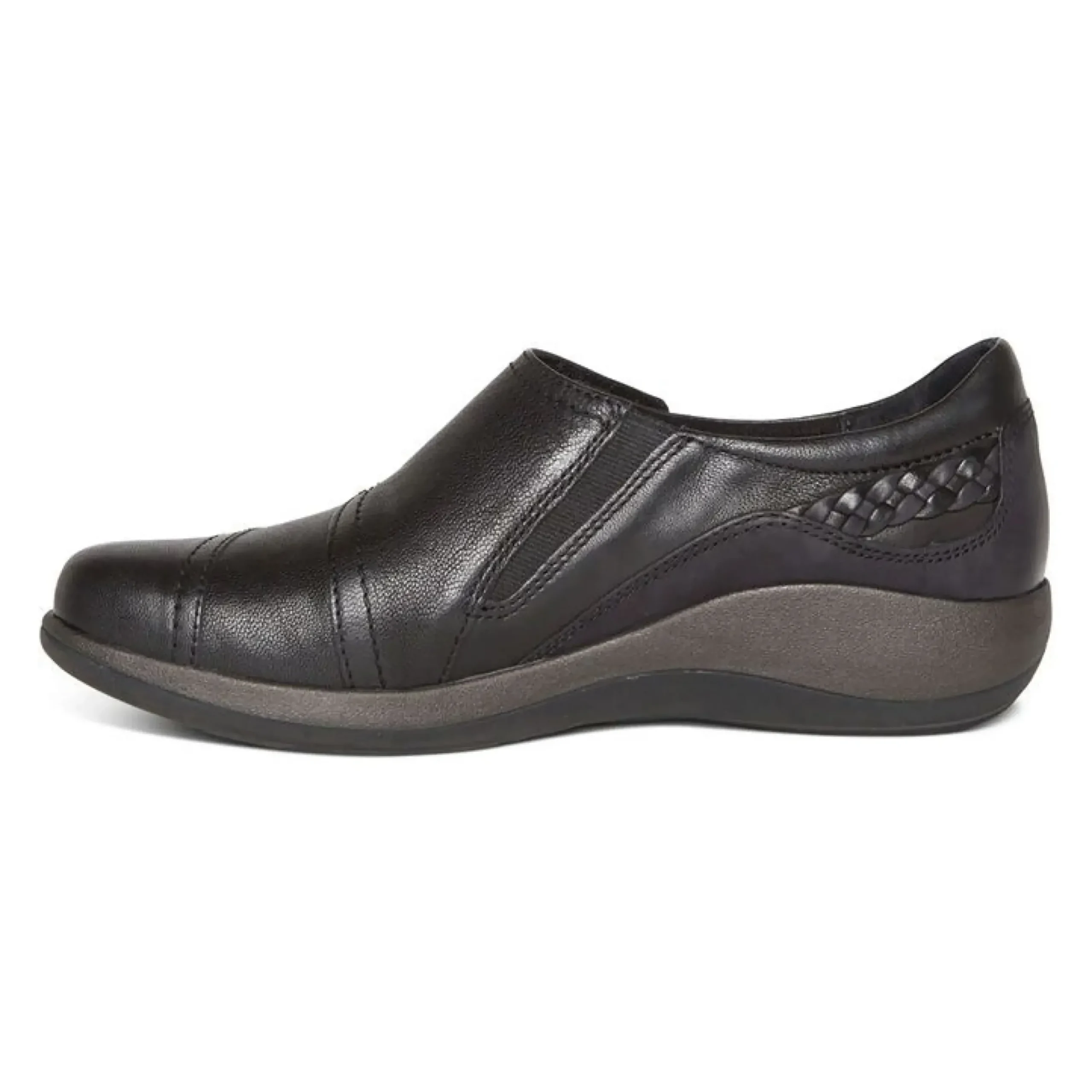 New Aetrex Karina Velcro Black