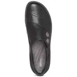 New Aetrex Karina Velcro Black