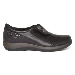 New Aetrex Karina Velcro Black