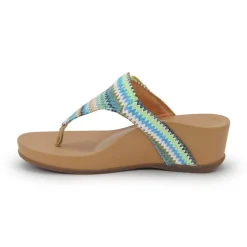 Best Aetrex Kate Blue Multi