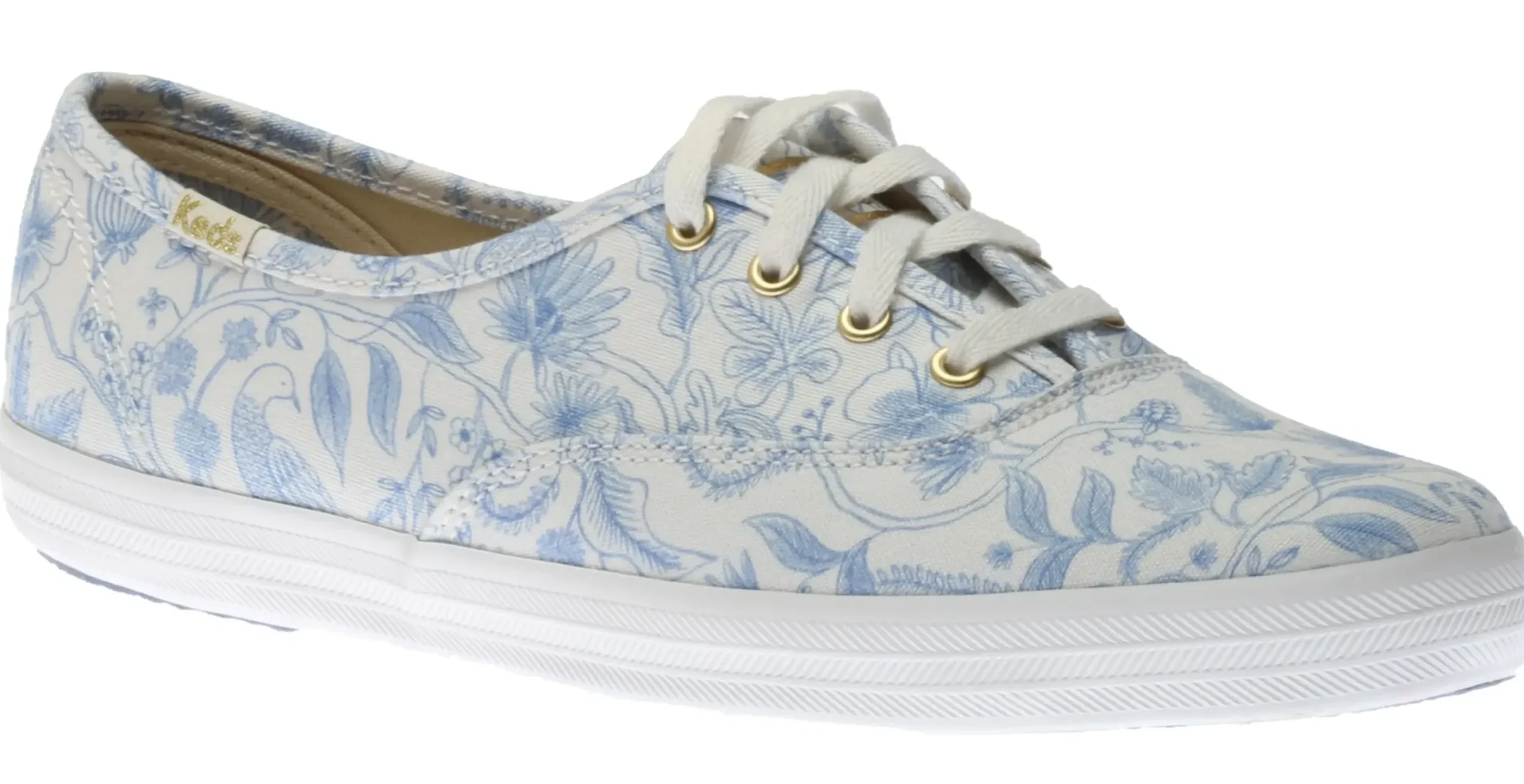 Sale Keds X Rifle Paper Co. Champion Aviary Lace-Up Canvas Sneaker