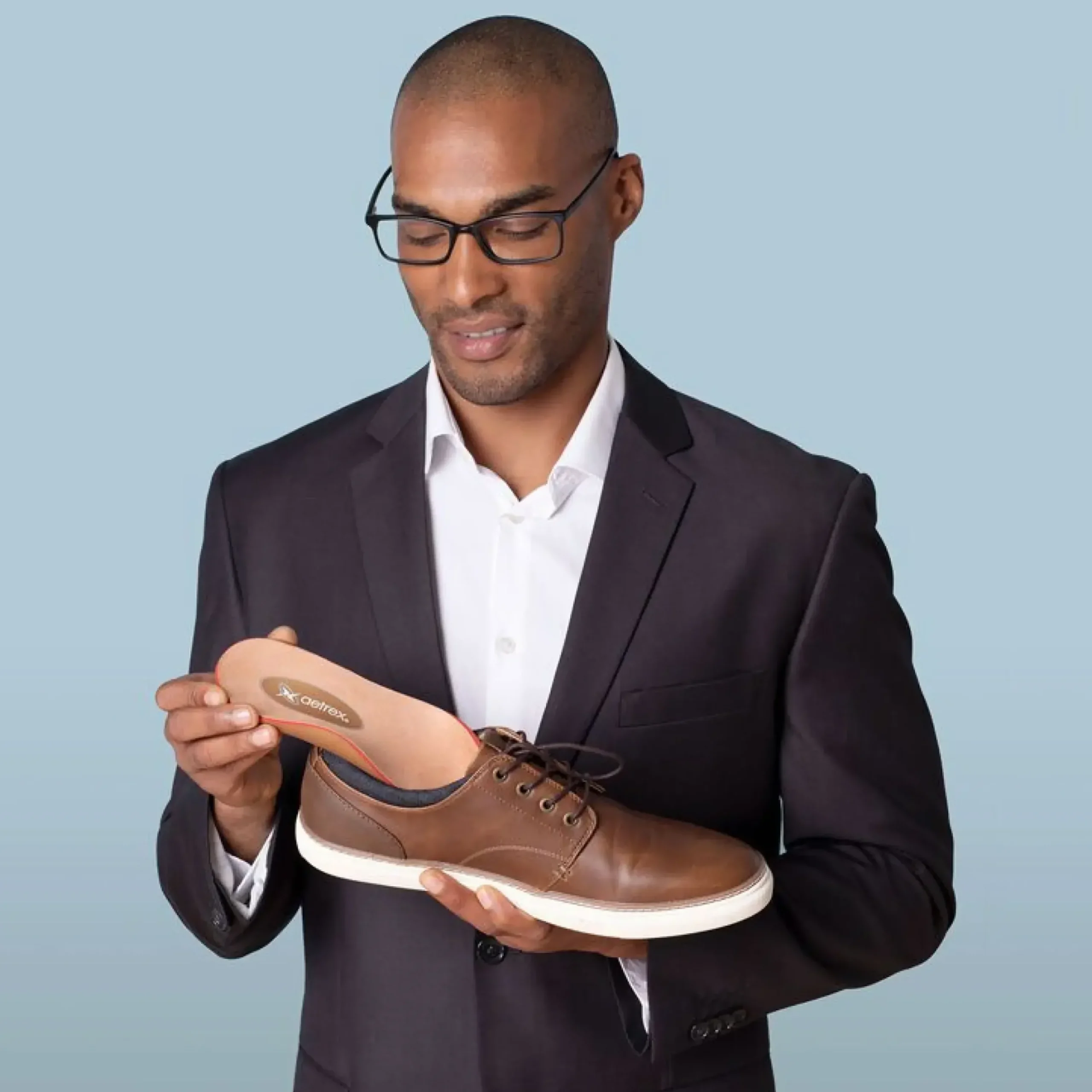 Outlet Aetrex L600 Men's Casual Orthotics - Insole For Everyday Shoes