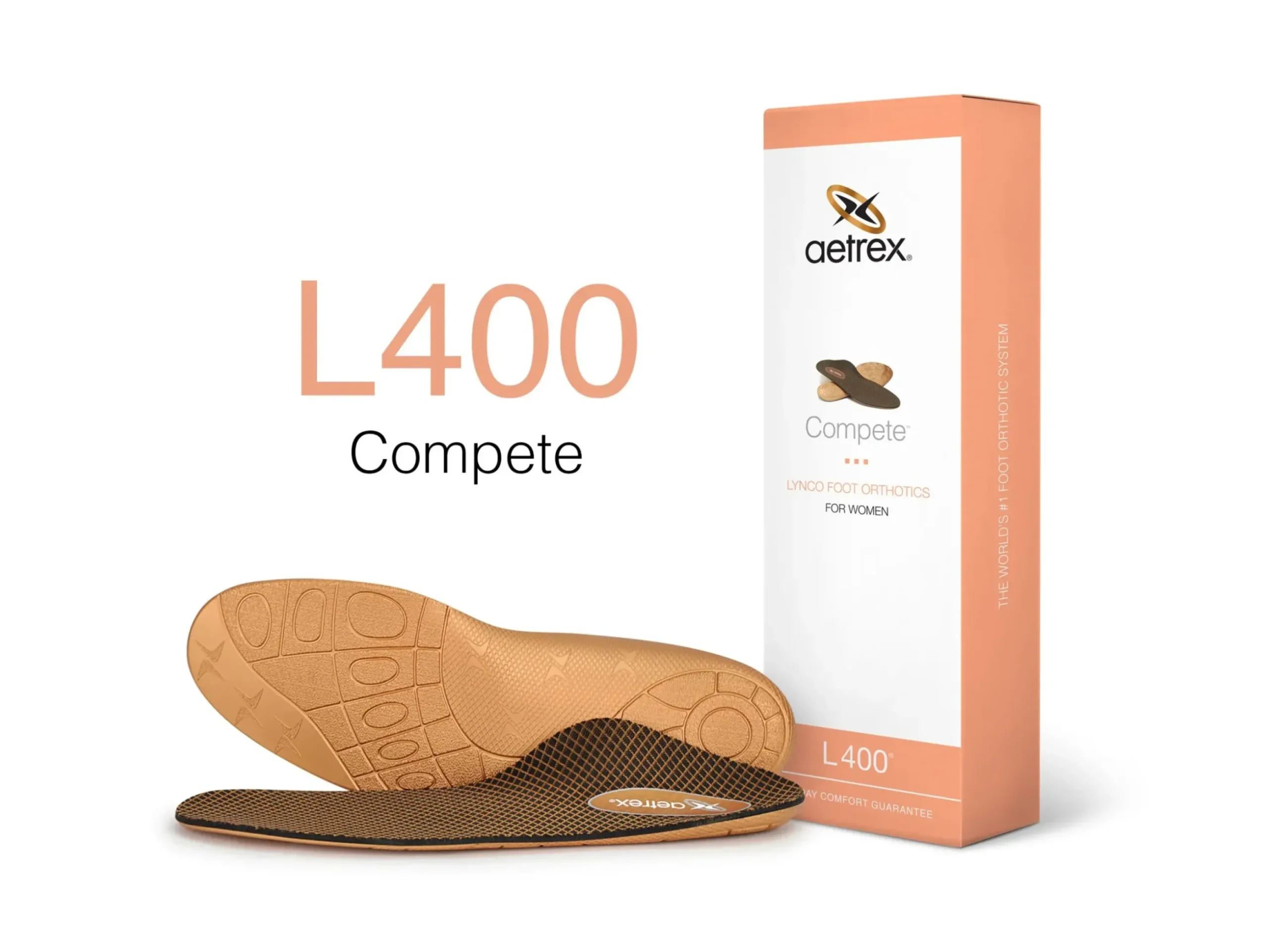 Online Aetrex L400 Women's Compete Orthotics - Insoles For Active Lifestyles