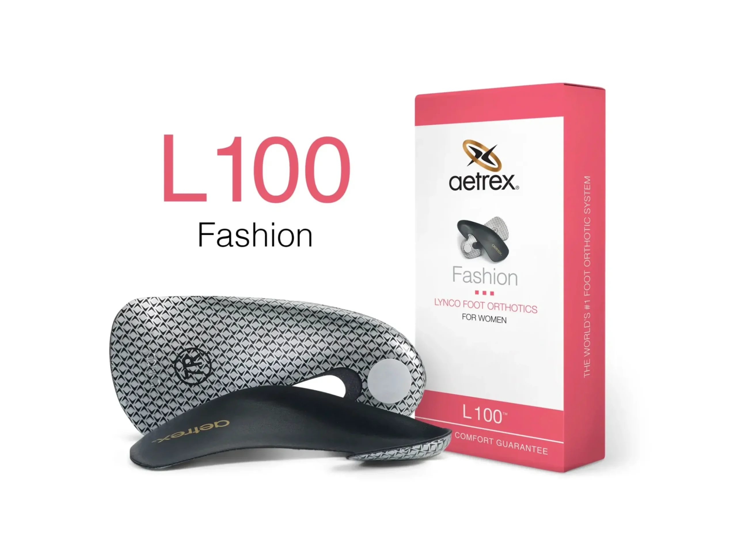 Discount Aetrex L100 Women's Fashion Orthotics - Insole For Heels