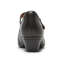 New Cobb Hill Laurel Black Leather Mary Jane