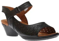 Discount Cobb Hill Laurel Black Perforated Sandal