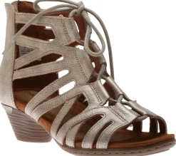 Best Cobb Hill Laurel Metallic Caged Sandal