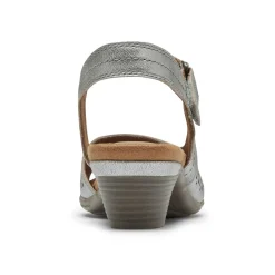 Discount Cobb Hill Laurel Metallic Perforated Sandal