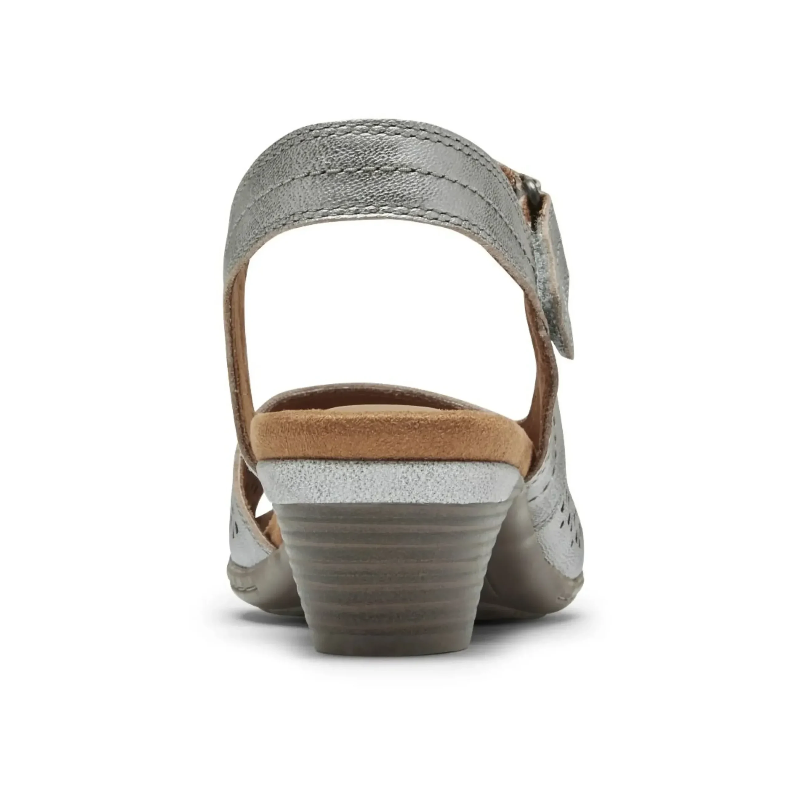 Discount Cobb Hill Laurel Metallic Perforated Sandal