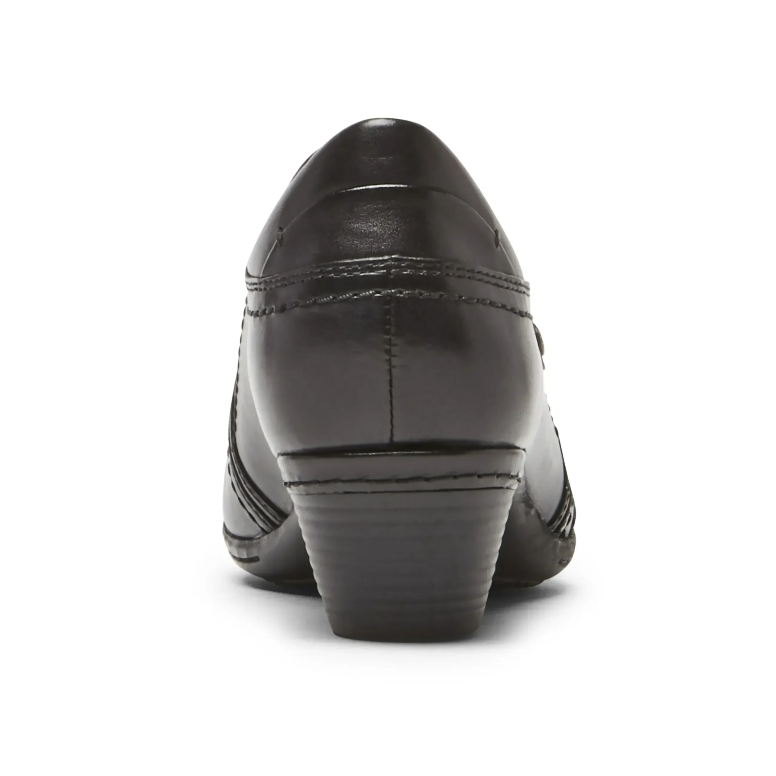 Cobb Hill Laurel Slip-On Black Leather Low Heel