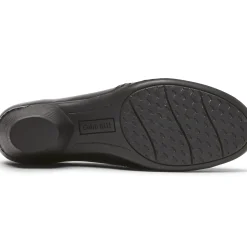Cobb Hill Laurel Slip-On Black Leather Low Heel