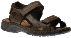 Outlet Rieker Lava Brown Leather Sport Sandal