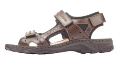 Outlet Rieker Lava Brown Leather Sport Sandal