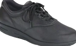 Online SAS Shoes Liberty Black Leather Non Slip Lace-Up Shoe