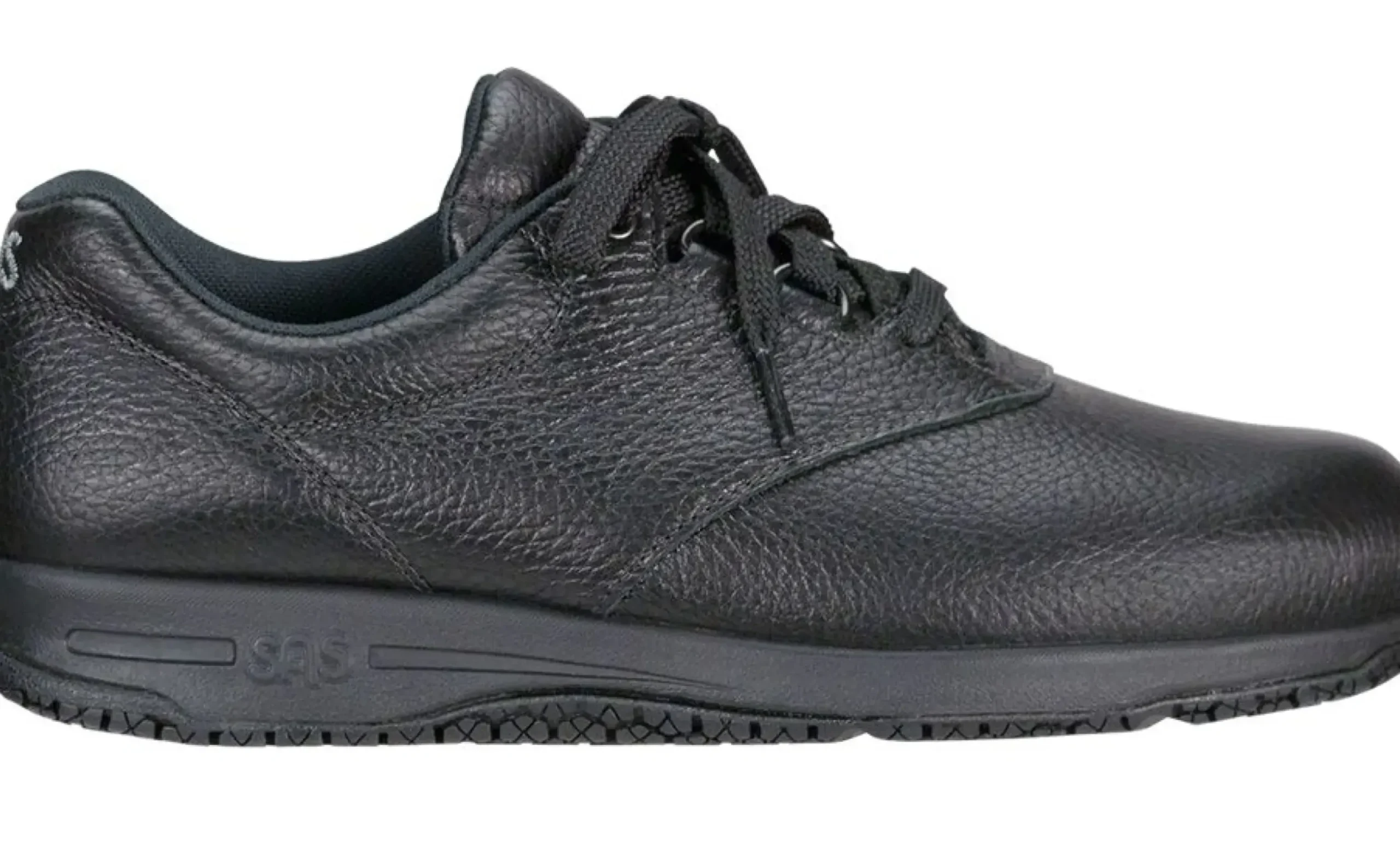 Online SAS Shoes Liberty Black Leather Non Slip Lace-Up Shoe