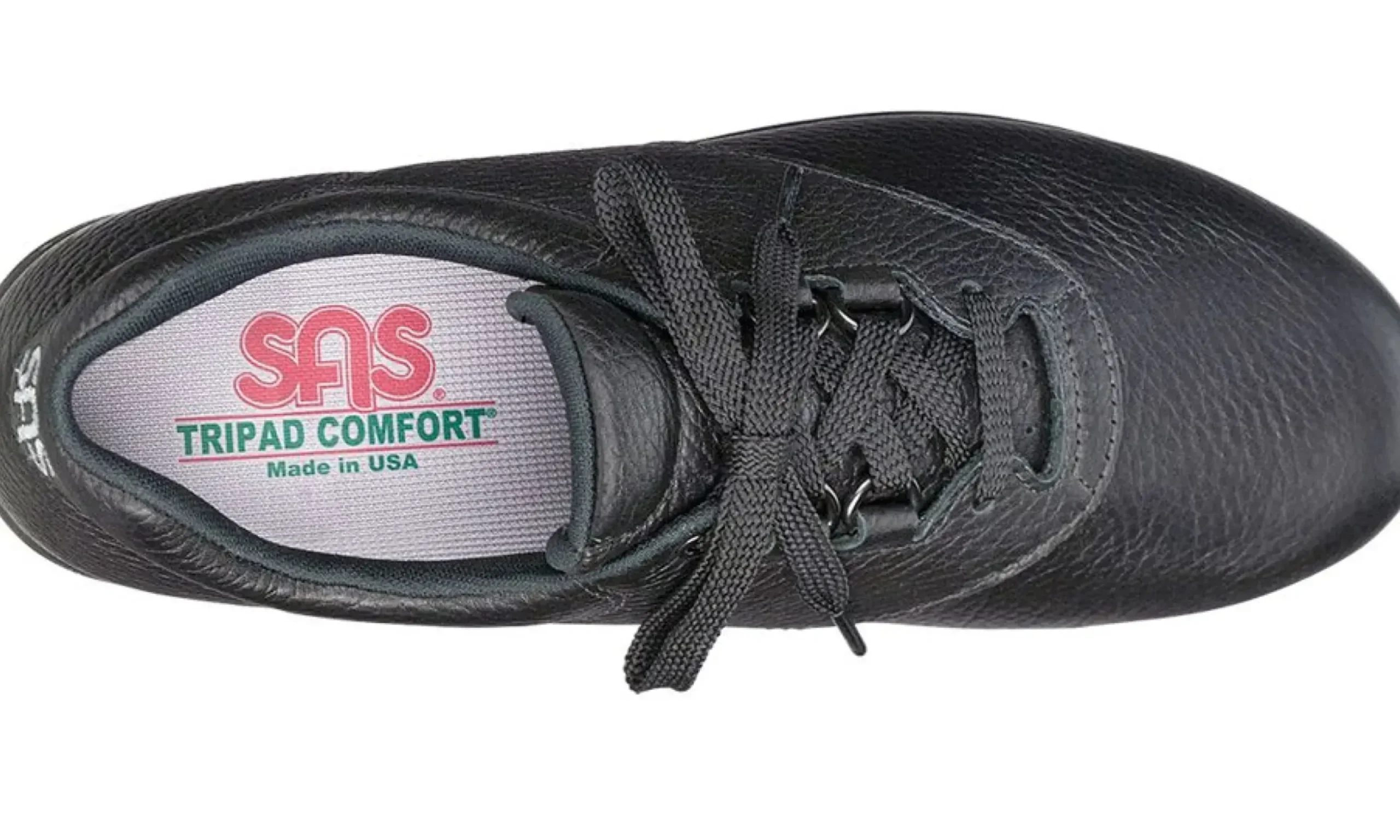 Online SAS Shoes Liberty Black Leather Non Slip Lace-Up Shoe