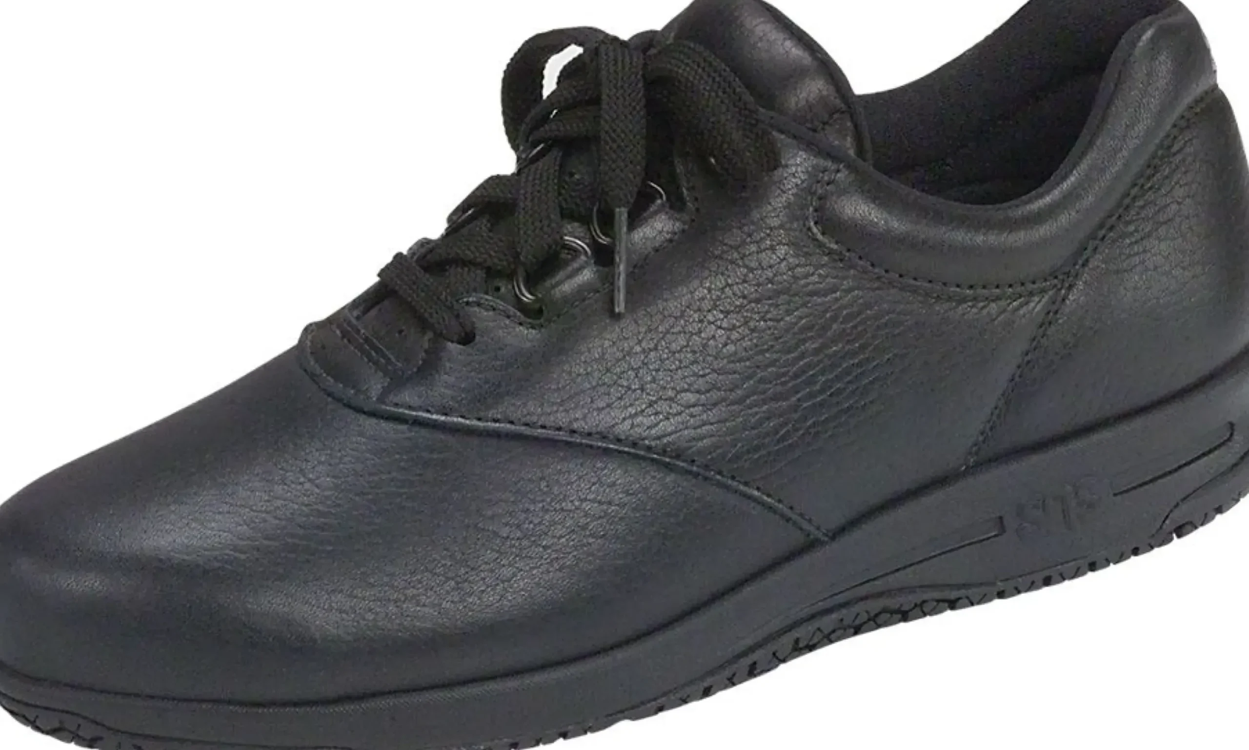 Online SAS Shoes Liberty Black Leather Non Slip Lace-Up Shoe