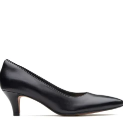 Outlet Clarks Linvale Jerica Black Leather Pump