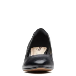 Outlet Clarks Linvale Jerica Black Leather Pump