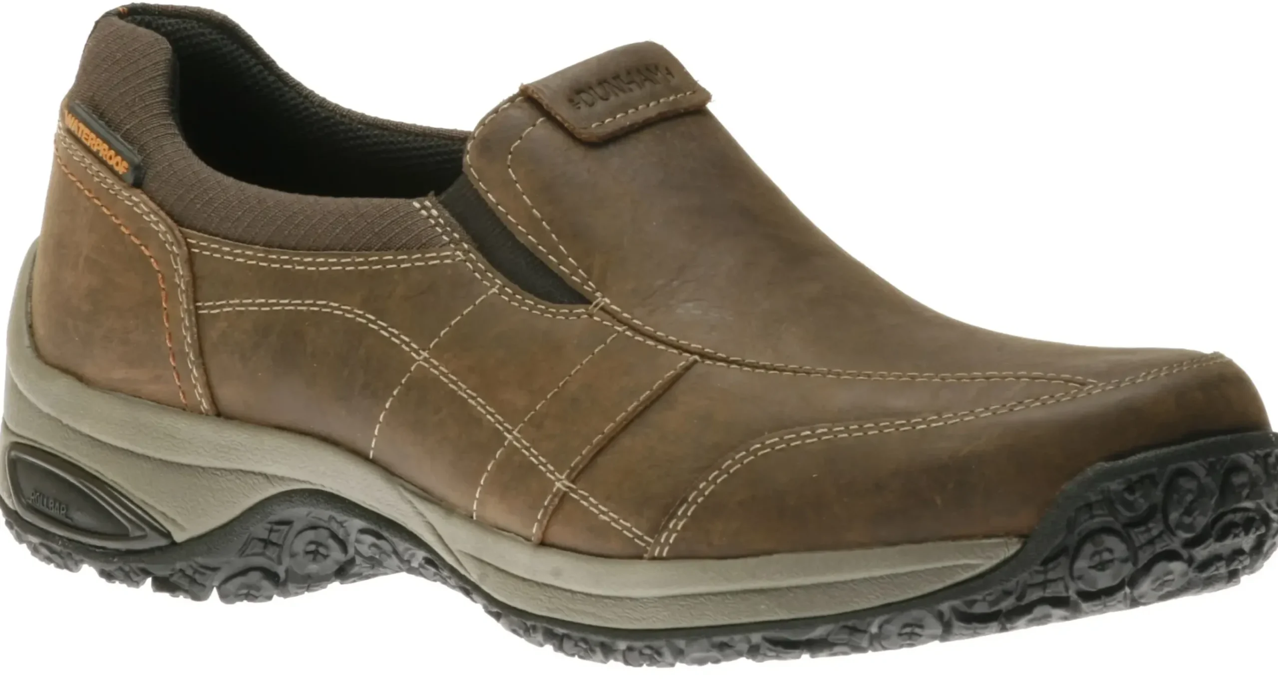 Best Dunham Litchfield Brown Waterproof Slip-On Shoe